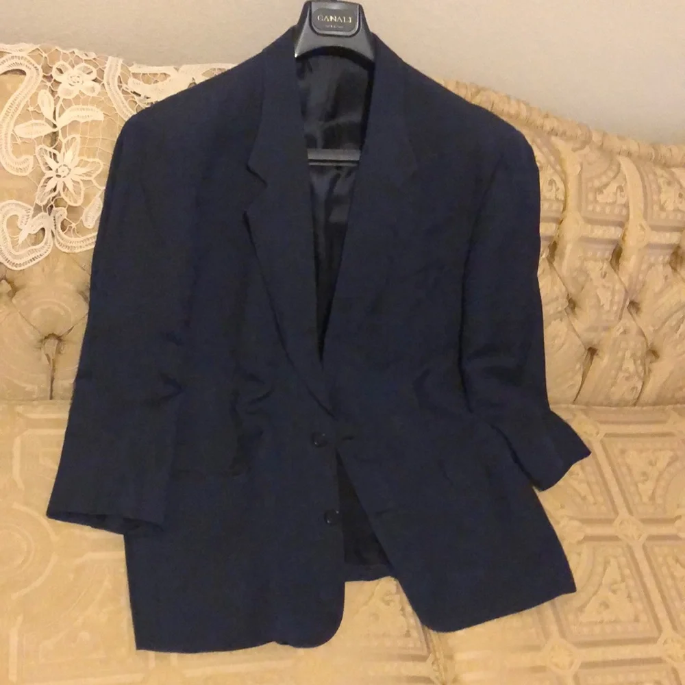 Designer BOSS Hugo Boss Men's Blazer Jacket Silk Linen blend Single Breasted
